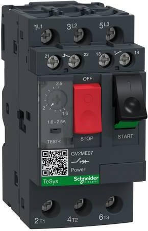 Schneider Electric GV2ME07AE11TQ Leistungsschalter in Grau (24 Stück) - Bild 1