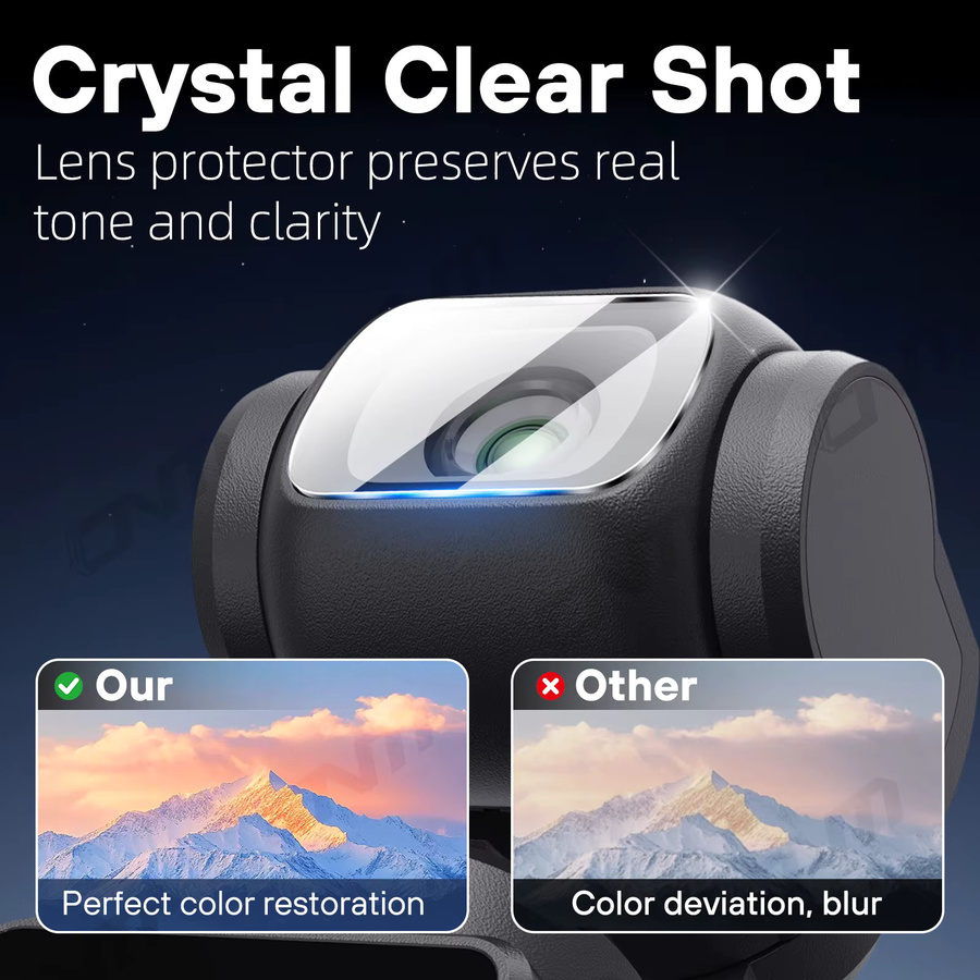 DJI Osmo Pocket 4 Displayschutzfilm aus 9H gehärtetem Glas, transparent - Bild 3