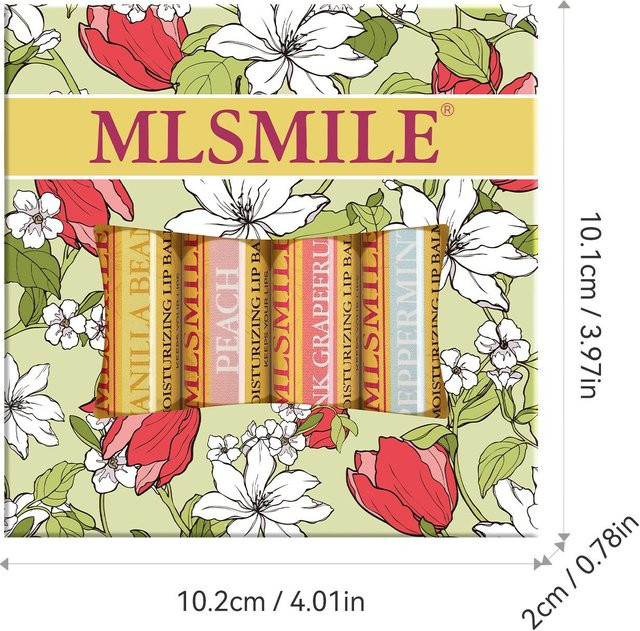 OTRESS Lippenpflege-Set, 4-teilig, Lippenbalsam, Gelb, Unisex - Bild 1