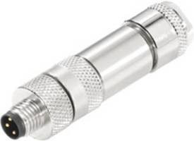 Weidmüller Sensor-Aktor-Steckverbinder M8 Stecker gerade unkonfektioniert 3-polig silber 1010060000 - Bild 1