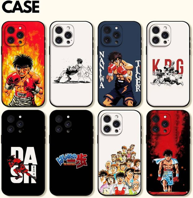 Handyhülle Boxing I-Ippo Makunouchi für iPhone 17 16 15 14 13 12 11 Pro Max Plus Mini aus weichem TPU in Multicolour - Bild 1