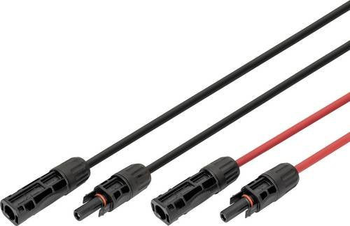 Digitus Solarkabel Verlängerung DK-SCEC64-0030, 4 mm², Länge: 3 m, Rot und Schwarz - Bild 1