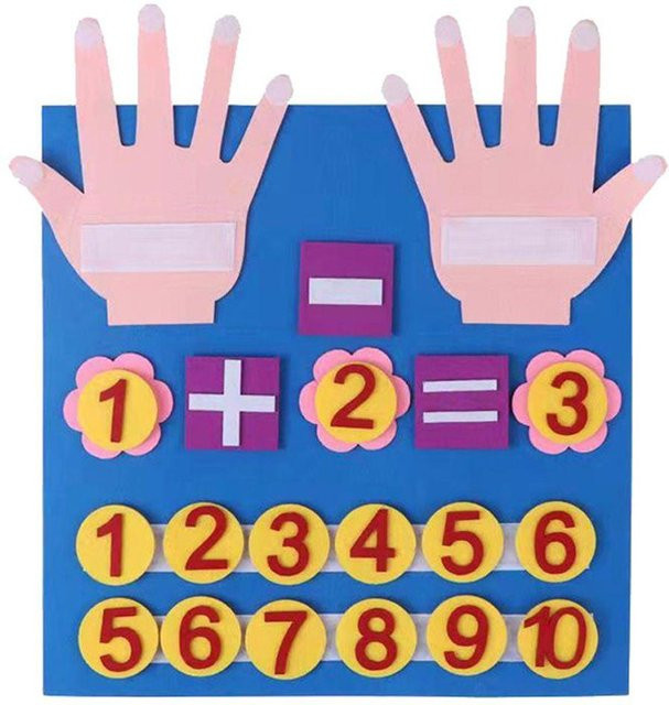 Binchi Montessori Mathe Lernspielzeug, Basteln Filz Brett - Bild 1
