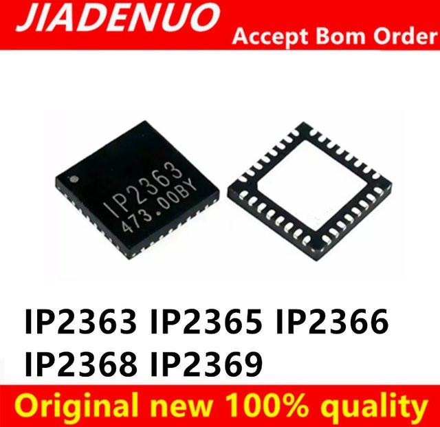JIADENUO QFN Chip IP2365 IP2363 IP2366 IP2368 IP2369 in Schwarz - Bild 1