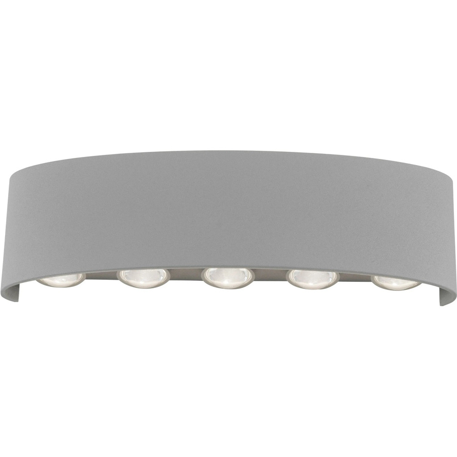 Paul Neuhaus Carlo LED-Wandleuchte Silber Up-Down Licht für Innen und Außen B: 27 cm, T: 4,7 cm - Bild 2