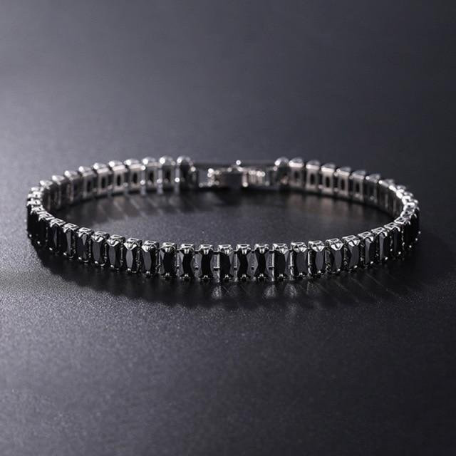YIRAN Jewelry Armband, Zirkonia, Silber, Messing, Unisex, 19cm - Bild 1