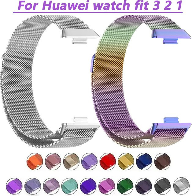 CAOWTAN Uhrenarmband Edelstahl, Milanaise, Silber, Unisex - Bild 1