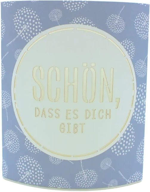 Dekohelden24 Kabellose Tischlampe Dekolicht Stimmungslicht mit Timer, Batteriebetrieben, B/H/T: 13 x 16 x 5 cm - Bild 1