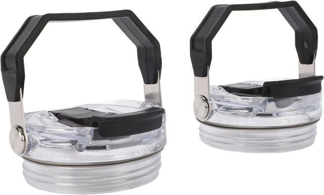 KaiSai 2er Set Ersatz-Klappdeckel mit Griff für 30oz Edelstahlbecher, transparent - Bild 1