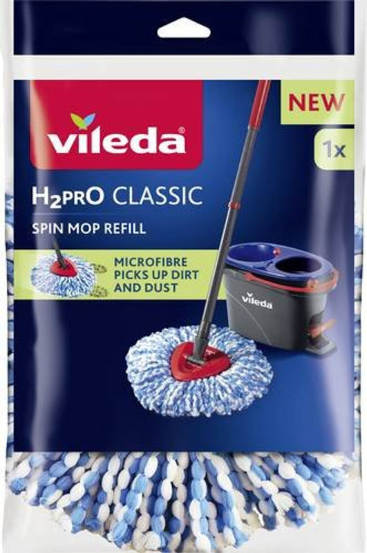 Vileda H2PrO CLASSIC Ersatzkopf für Spin Mop Wischbezug - Bild 3