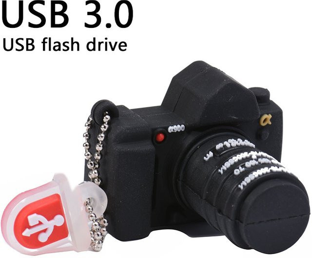 JASTER USB 3.0 Flash-Laufwerk Mini-USB-Stick in Schwarz - Bild 1