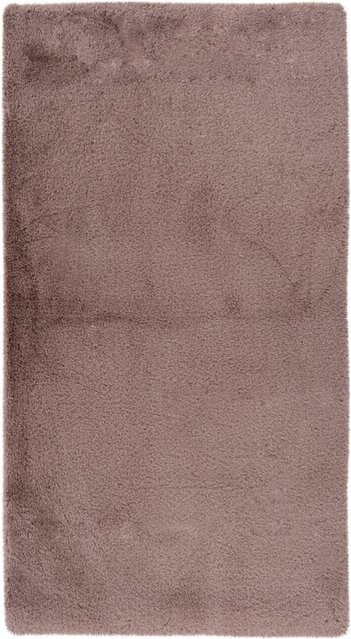 Kayoom Kurzflorteppich Badematte Rabbit in Rosa, B/H/L: 70 x 2,4 x 130 cm - Bild 1