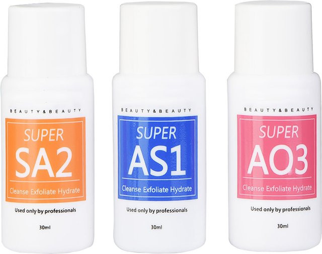 TMISHION Aqua Peeling-Lösung, 3 x 30 ml, Gesichtspflege, Unisex - Bild 1