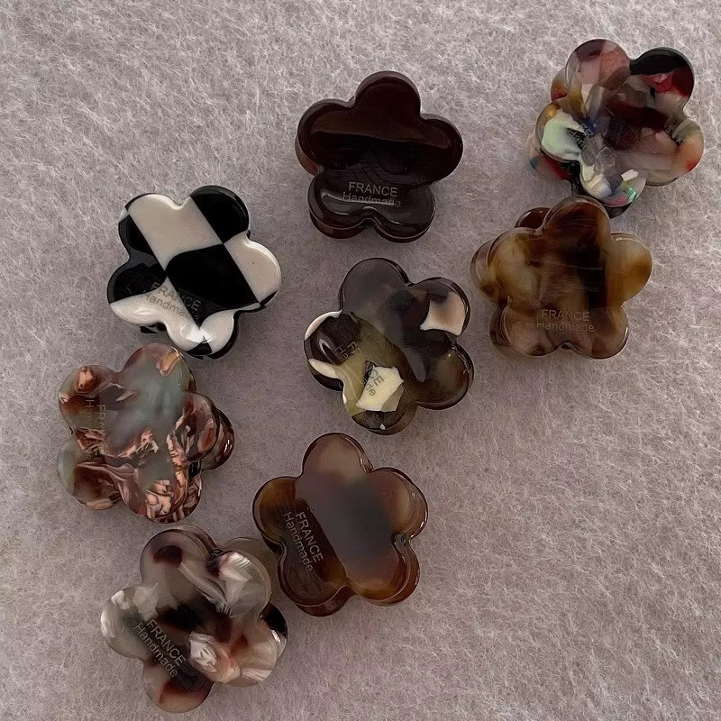 PjNewesting Mini-Haarspange, Acetat, Blumenmuster, Damen, Mädchen - Bild 2