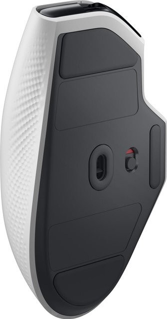 Dell Alienware AW620M Gaming-Maus für Rechtshänder, kabellos und kabelgebunden, 7 Tasten, Lunar Light Weiß - Bild 1