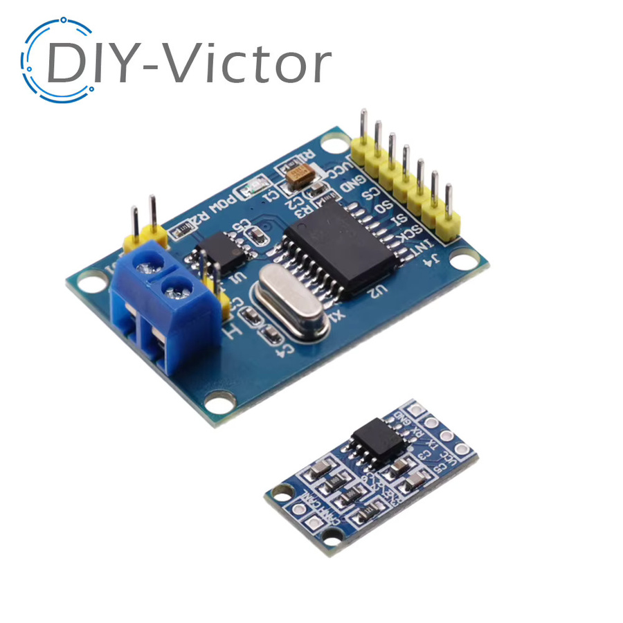 MCP 2515 CAN Bus Treiber Modul mit TJA 1050 Empfänger und SPI Interface für 51 MCU ARM Controller und Arduino DIY Kits in Blau - Bild 2