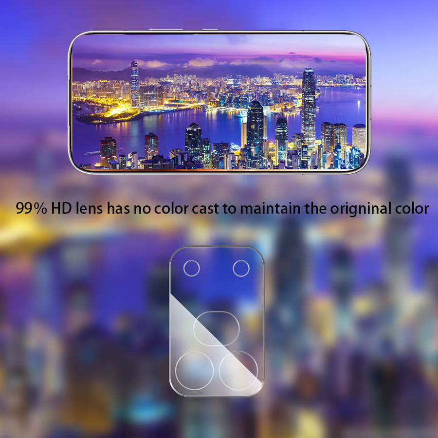 3D Klarglas Kameraschutz für Honor 600 Pro und Honor 600 Lite 5G, transparente Objektivschutzfolie - Bild 5