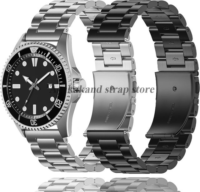 Uhrenarmband Edelstahl, Schnellverschluss, Unisex - Bild 1