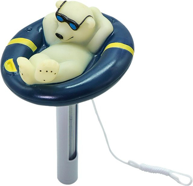 Neoglint Schwimmendes Pool-Thermometer in buntem Eisbär-Design für Schwimmbäder, Spas, Whirlpools und Aquarien - Bild 1