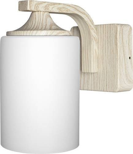 Ledvance Endura Classic Lantern Wandleuchte E27 in Weiß und Holzoptik - Bild 1