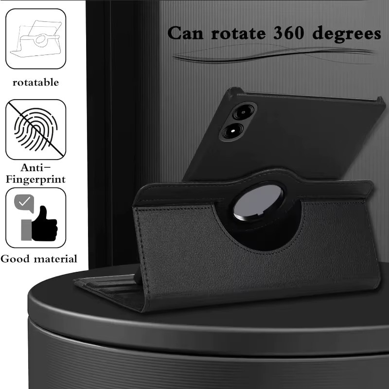 Xiaomi Schutzhülle mit 360 Grad Rotationsfunktion und Flip-Stand für Redmi Pad Pro 12,1 Zoll und POCO Pad 12,1 Zoll in Schwarz oder Blau - Bild 2