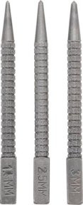 BGS Do it yourself Körner-Satz 91656, 3-teilig, silber - Bild 1