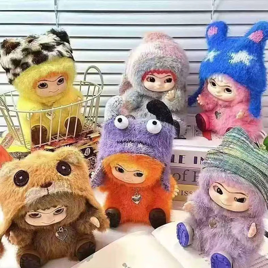 Wakuku Spielzeugpuppe Schlüsselanhänger, Monster Box, 6er-Set - Bild 2