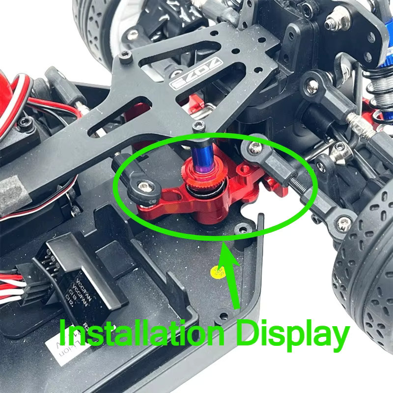 MJX RC-Car-Metallteile, vordere Lenkkomponenten, 1:10, Zubehör - Bild 3