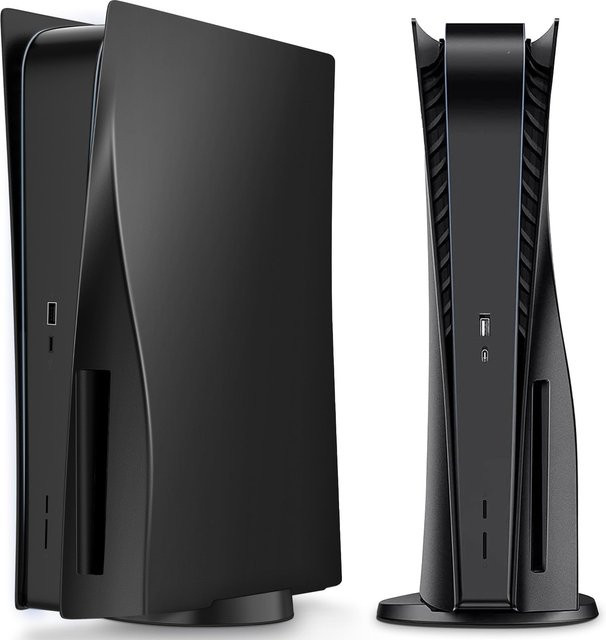 Sony PlayStation 5 Ersatz-Frontplatten für Disc-Modelle in Blau und Schwarz - Bild 1