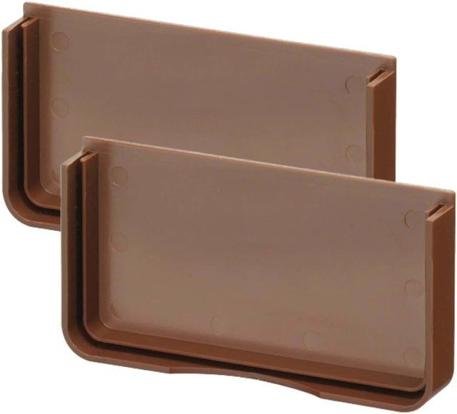 Inefa Rinnenboden Set für Carport Kastenrinne in Braun, B/T/H: 12 x 7 x 2 cm - Bild 1