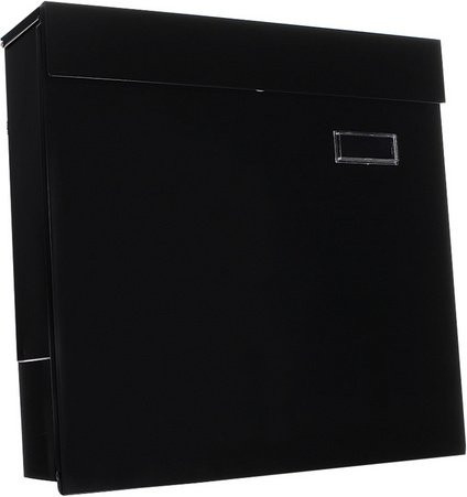 Rottner Tresor Briefkasten Udine, schwarz, Stahl, B: 37 cm, H: 37 cm - Bild 1