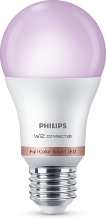 WiZ Smart LED Lampe A60 E27 mit 60 Watt, Multicolour RGB, WLAN und Bluetooth
