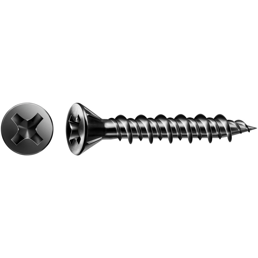 Spax Gix Typ C Senkkopfschrauben Phillips Metall Blued 200 Stück Durchmesser: 3,9 mm, Länge: 25 mm - Bild 2