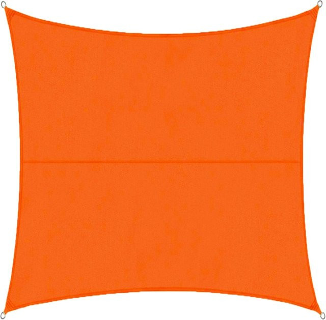 Casa Pura Sonnensegel Wasserabweisend Quadratisch Orange B/T: 300 x 300 cm - Bild 1