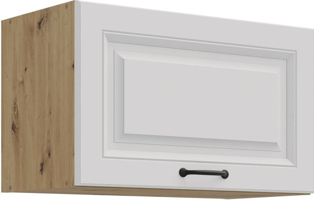 Hängeschrank Stilo Weiss und Eiche Artisan für deine Küchenzeile, Breite: 60 cm - Bild 1