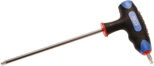 BGS Torx Schraubendreher mit T-Griff und seitlicher Klinge T27 aus Chrom-Vanadium-Stahl - Bild 1