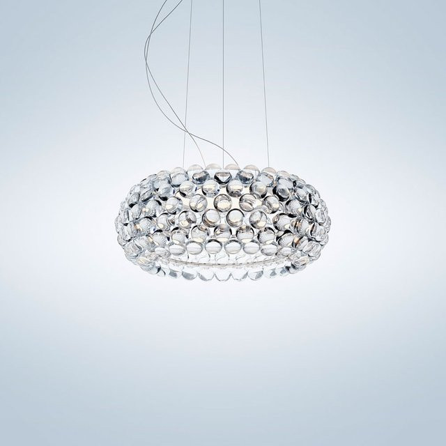 Foscarini Caboche Plus Media Sospensione LED-Pendelleuchte in Transparent mit dimmbarer Warmweiß-LED (2700K) - Bild 1