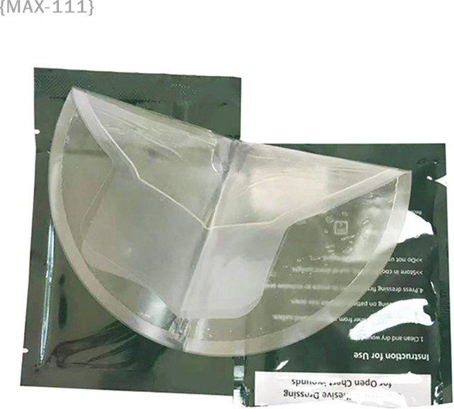 North American Rescue Hyfin Vent Chest Seal Brustwundverband für die Trauma-Erste-Hilfe, transparent, Breite: 16,0 cm, Tiefe: 10,0 cm - Bild 1