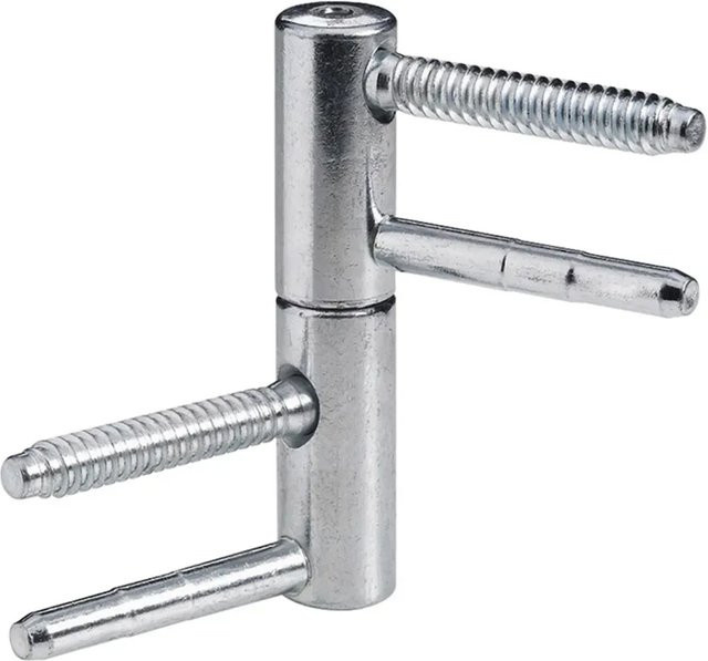 Hettich Einbohrband höhenverstellbar aus Stahl verzinkt in Silber Ø 14 mm - Bild 1