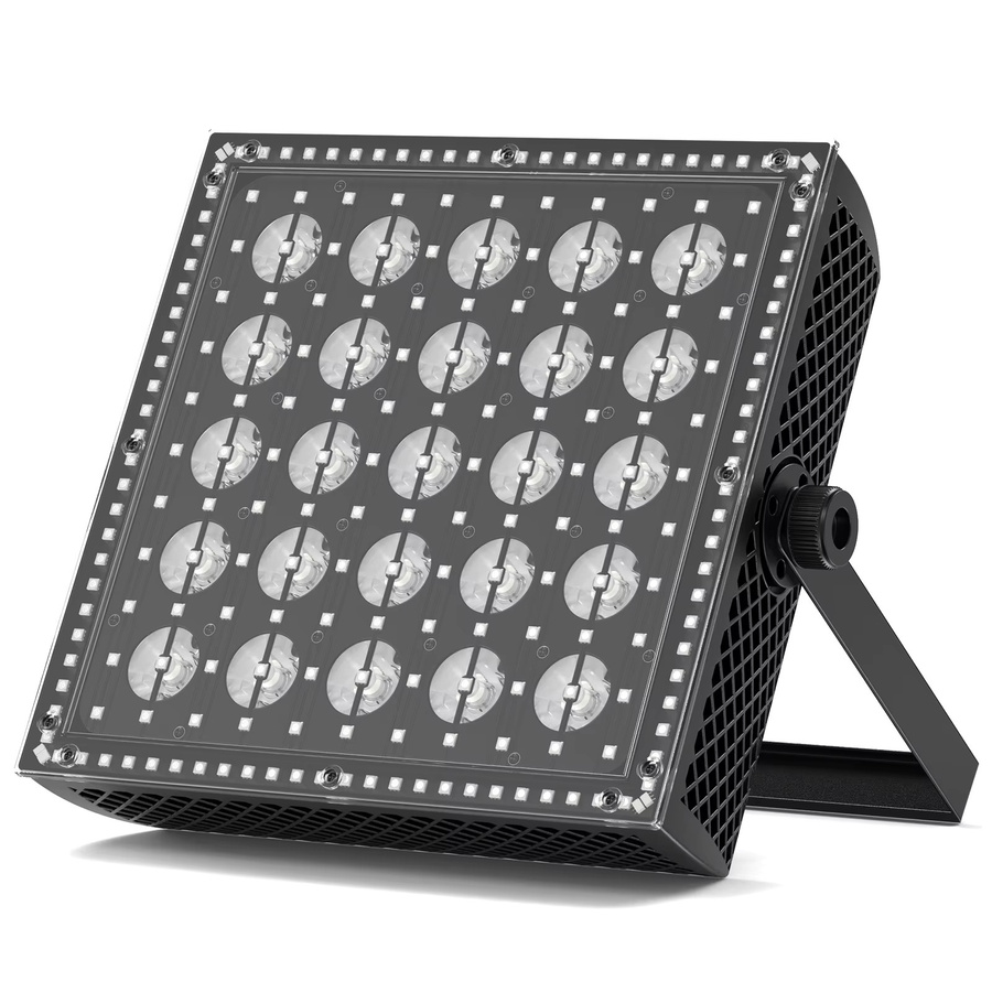 U'King 200W LED Wandfluter DMX512 Golden & RGB LED Pixel-Licht für DJ, Disco und Party, B/T/H: 36,8 x 31,0 x 36,8 cm - Bild 4