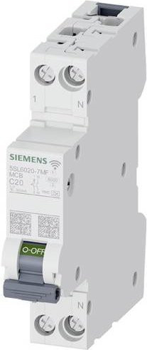 Siemens 5SL6020-7MF Leitungsschutzschalter 2polig in Weiß - Bild 1