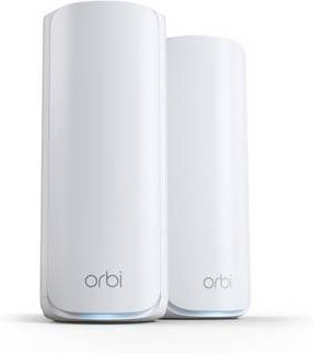 Netgear Orbi 770 Series Mesh-WLAN-System 2er-Pack Tri-Band Wi-Fi 6 in Weiß - Bild 1