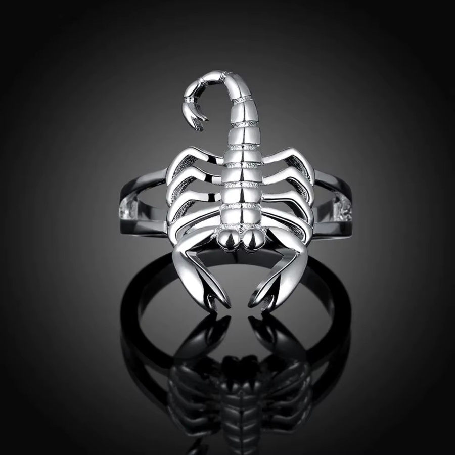 Ring Skorpion, 925 Silber, Damen - Bild 3
