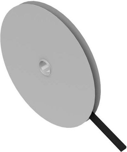 Hebotec Klettband zum Bündeln Schwarz, Breite: 7,5 mm, Länge: 2500 mm - Bild 1