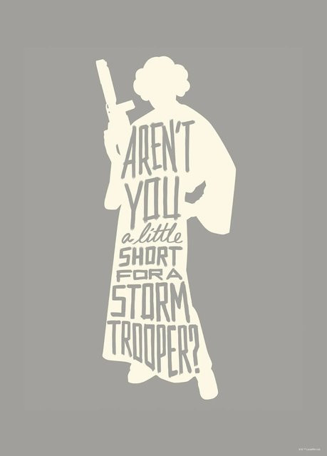 Komar Wandbild Star Wars Leia Paper Poster, Multicolor, B: 50 cm, H: 70 cm - Bild 1