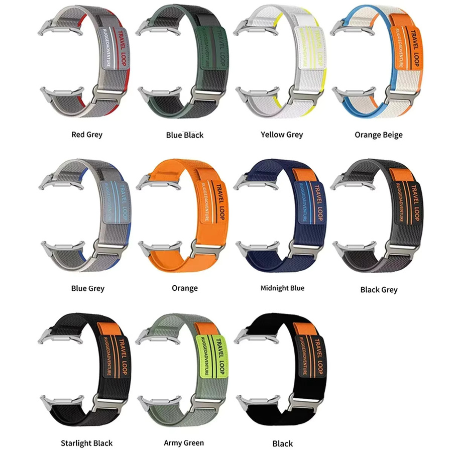 OAKCHARM Uhrenarmband Nylon, Samsung Galaxy Watch 7 Ultra 47mm, Herren - Bild 3