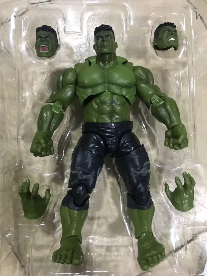 Bandai Marvel Avengers Infinity War SHF Hulk Iron Man MK50 Action Figure, 21 cm - Bild 2