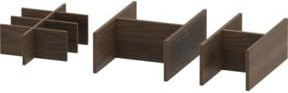 Duravit Einrichtungssystem Universal Set in Nussbaum Braun, B/T/H: 69,4 x 32,1 x 6,94 cm, für WTU - Bild 1