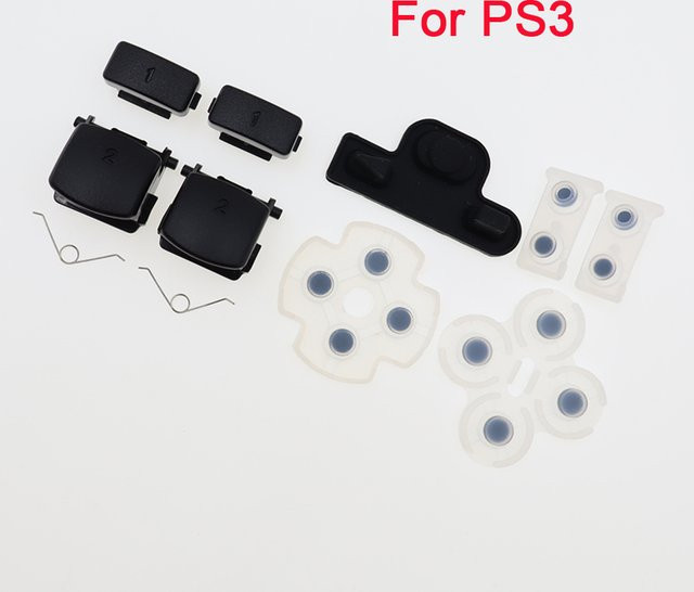 Silikon Leitfähige Gummitasten und Trigger-Pads für Sony PlayStation 3 PS3 Controller Ersatzteile - Bild 1