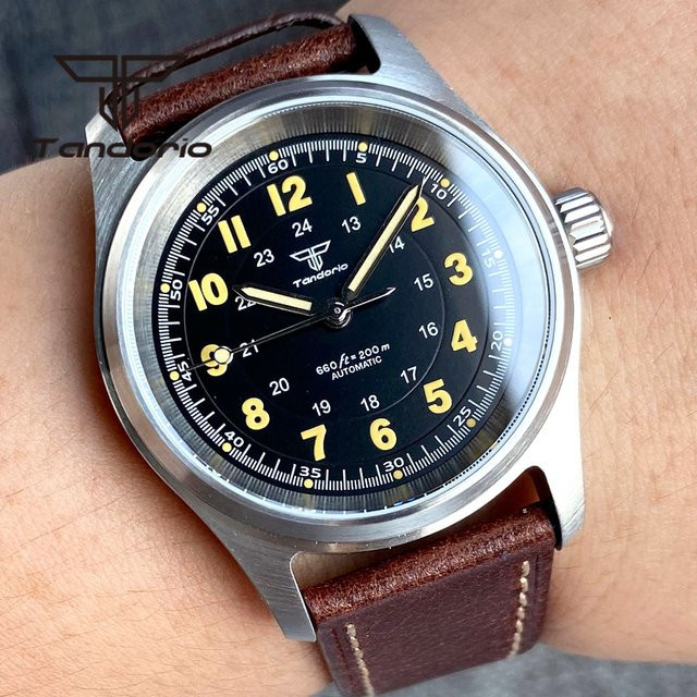Tandorio Armbanduhr Automatik, 36 mm, Edelstahl, Saphirglas, Unisex - Bild 1
